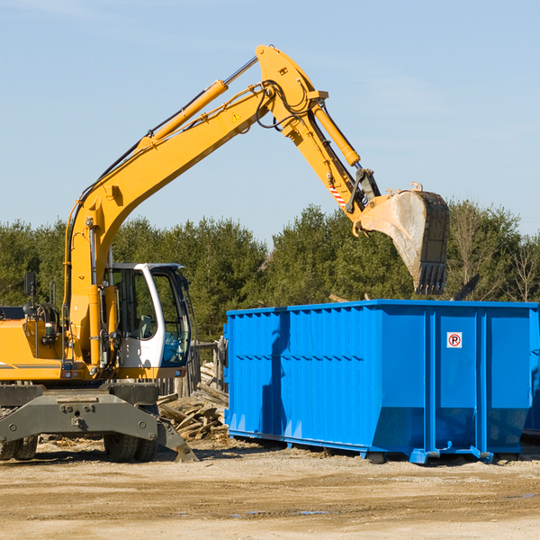 how many times can i have a residential dumpster rental emptied in Merrittstown